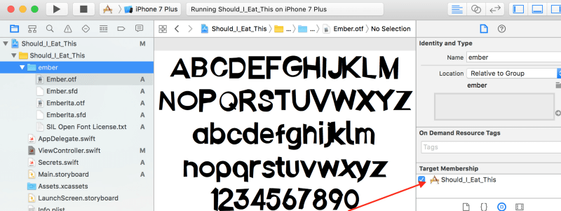 How to Import Fonts into Xcode
